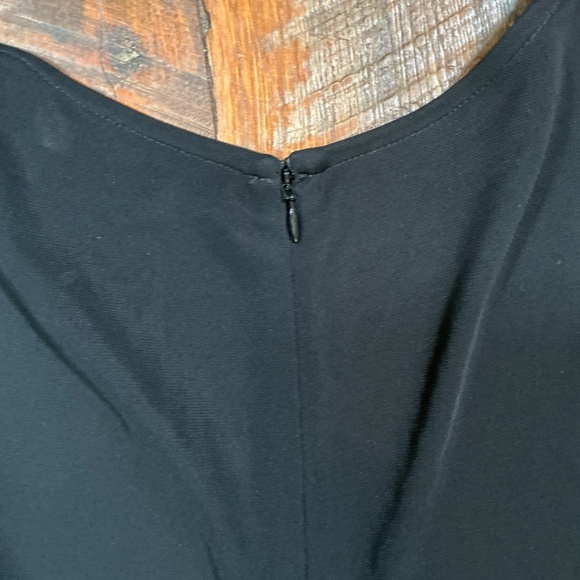 Diane von Furstenberg DVF Black Jersey Dress Midi Long Sleeve Size Medium NWT - Picture 13 of 16